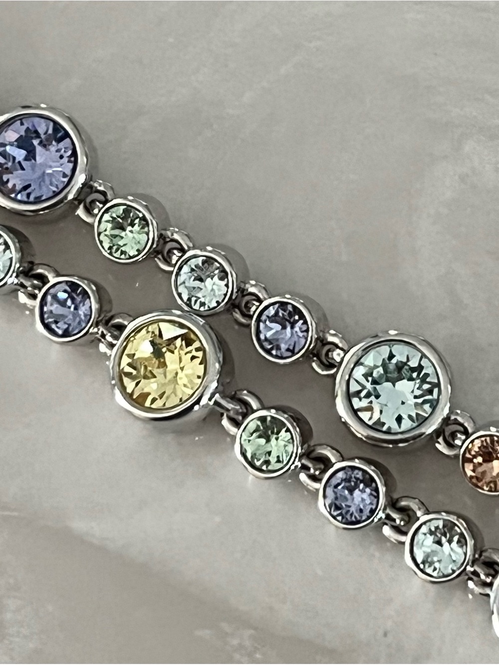 ⭐️Limited Release ⭐️Touchstone Crystal Shades of Spring 2 strand bracelet